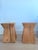 An authenticated pair of Nagato side tables by Christian Liaigre, crafted from solid white oak and bearing the designer's...