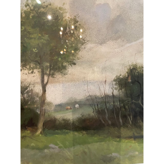 Early 20th Century A Late 19th, Early 20th Century Landscape Painting For Sale - Image 5 of 7