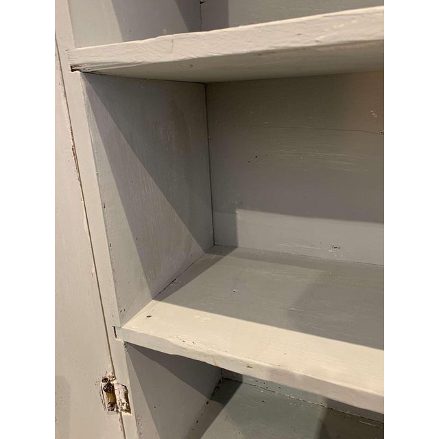 19th Century Painted Oak English Bureau Bookcase For Sale - Image 16 of 18