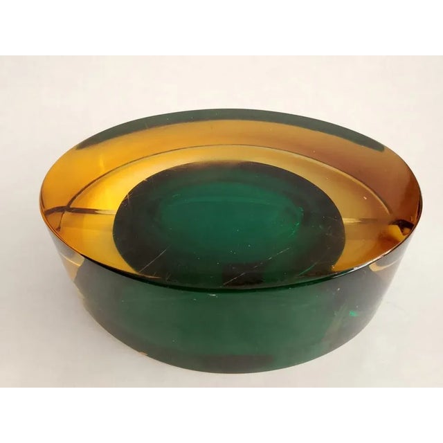 Large Murano Sommerso Glass Ashtray by Seguso, 1960s For Sale - Image 9 of 12