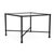 Brown Jordan Venetian 26" Square Occasional Table - Glass Top in Black Jade For Sale
