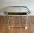Mid-Century Modern 1970 Octagonal Lucite and Chrome Side Tables from Maison Jansen - A Pair For Sale - Image 3 of 12