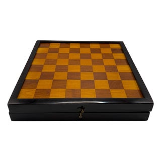 Bauhaus Games Box for Chess, Nine Mens Morris, and Backgammon, Germany, 1920s For Sale