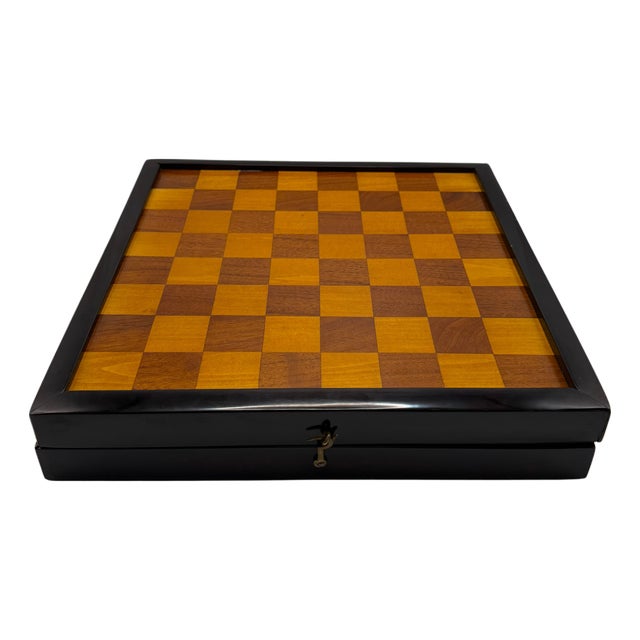 Bauhaus Games Box for Chess, Nine Mens Morris, and Backgammon, Germany, 1920s For Sale