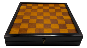 Bauhaus Games Box for Chess, Nine Mens Morris, and Backgammon, Germany, 1920s