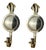 Mid-Century Swedish Brass Candle Sconces from Arvika, Set of 2 For Sale