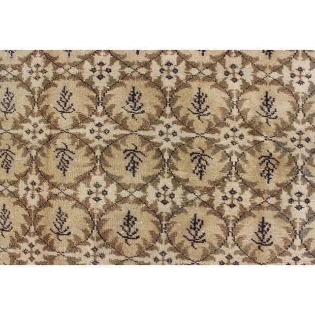 MidCentury Modern Vintage Rug With Repeating All Over Design Chairish