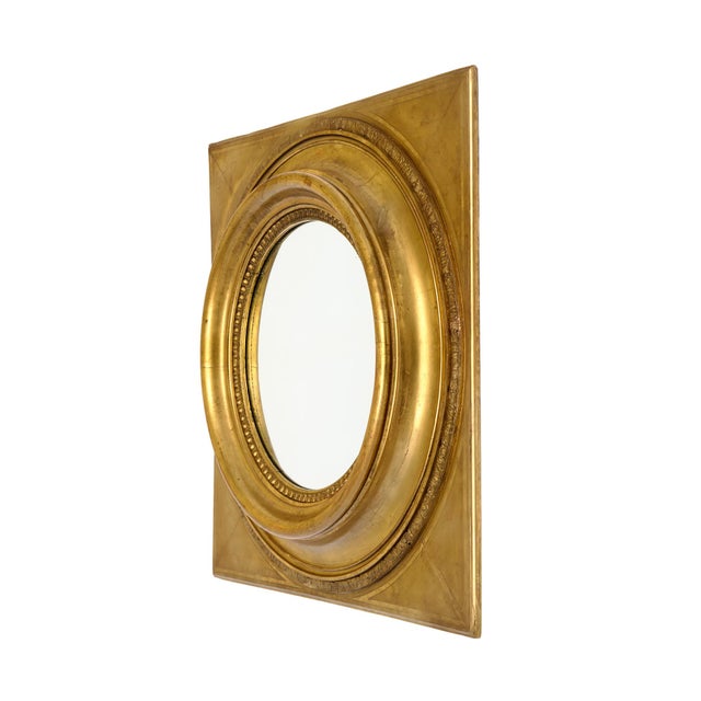 French French Antique, Impressive Gold Leafed Mirror, Circa 1920 For Sale - Image 3 of 9