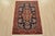 Farmhouse Qom Rug 2’8” X 3’11” Blue Wool Vintage Traditional Hand-Knotted Carpet For Sale - Image 3 of 10