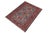 Southwestern Super Kazak Green/Red Wool Rug - 3'0'' X 4'0'' For Sale - Image 9 of 10