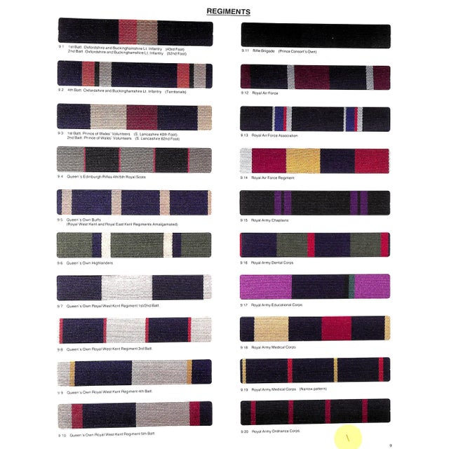 1990s "Club and Regimental Colours. Pattern Book W/ 1000 Swatches W/ 48 Additional Swatches of Historic Club" 1995 Gissop, Peter For Sale - Image 5 of 18