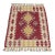 1970s Turkish Southwestern Style Geometric Red Oushak Kilim Rug For Sale