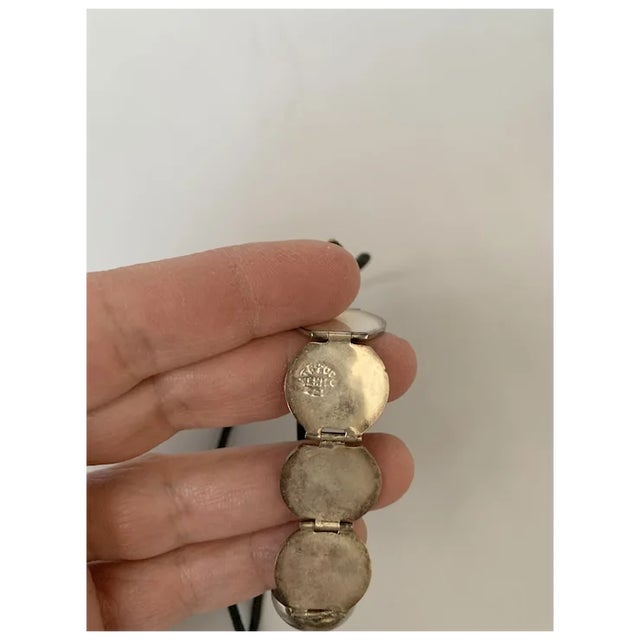 Metal 1980s Sterling Sphere Locket For Sale - Image 7 of 11