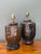 Vintage Boho Glazed Ceramic Lamps - Set of 2 For Sale - Image 4 of 18