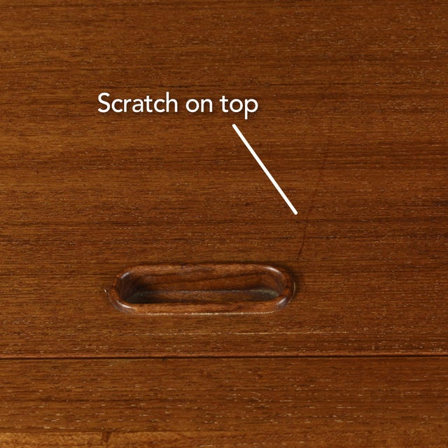 Arne Vodder for Sibast Danish Teak Tambour Door Stereo Cabinet For Sale - Image 15 of 18