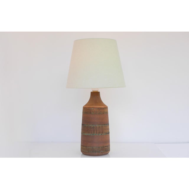 Mid-Century Modern Mid-Century Modern Scandinavian Pottery Table Lamp by Anagrius, 1970s For Sale - Image 3 of 14