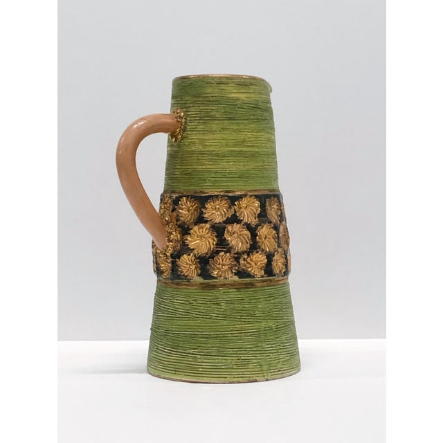 1970s Vintage 1970s Italian Ceramic Pitcher/Mug For Sale - Image 5 of 8