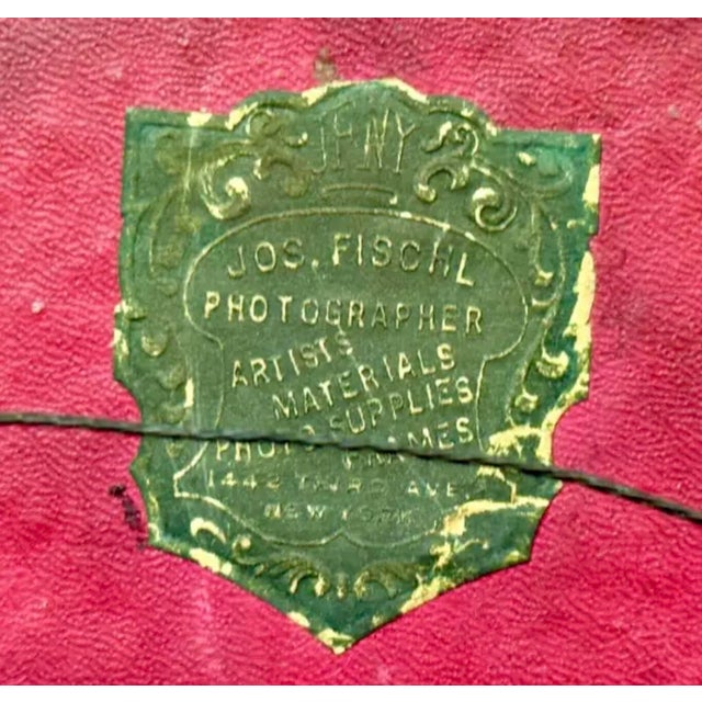 Blue Chinese Ancestral Portrait, Gouache on Paper For Sale - Image 8 of 9