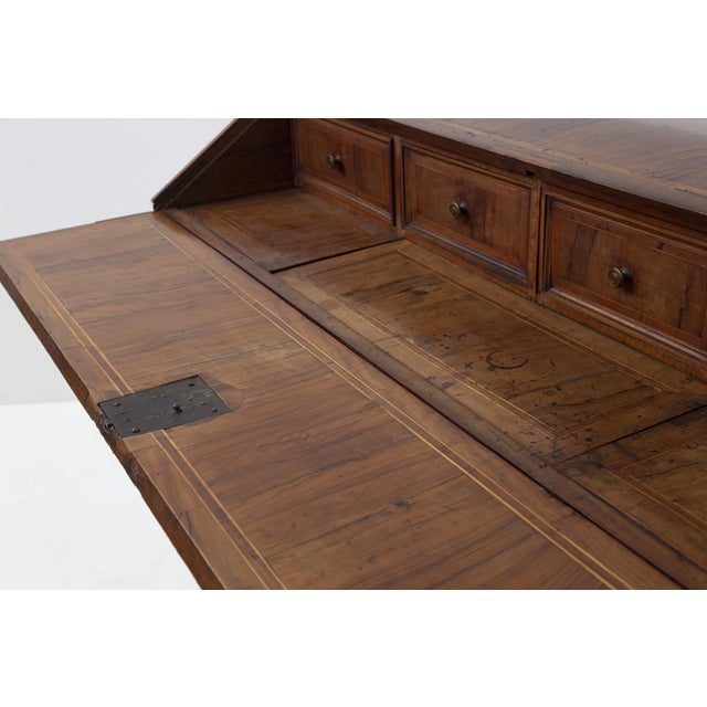 Wooden Desk with Drawers, 1890s For Sale - Image 5 of 15