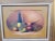 Vintage Original Still Life Art Fruit & Wine Signed & Framed by Artist For Sale - Image 9 of 10