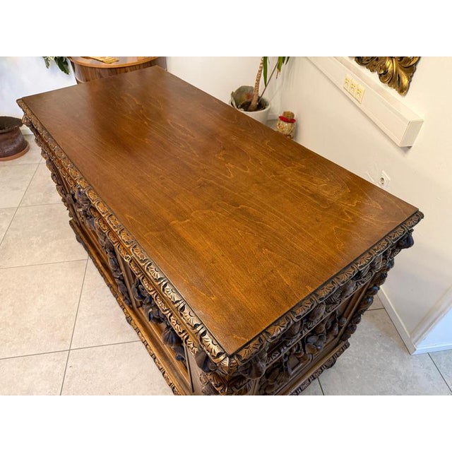 Gründerzeit Sideboard with Fruit Motifs For Sale - Image 10 of 15