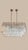 DUTIES FREE US/AU/EU WIRED Murano glass chandelier with 72 clear mouth-blown tubes in a radial star shape, polished nickel...