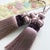 Wood Pair of Dusty Mauve Luxury Key Tassels With Satin & Cut Velvet Details For Sale - Image 7 of 14