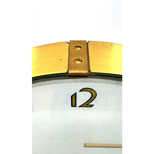 1940s Art Deco Etalage Reclame Mystery Clock Running Nicely For Sale - Image 14 of 14