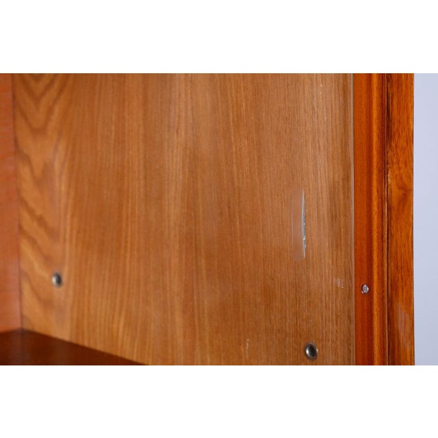 Brown Czech Art Deco Walnut Bookcase from Vichr a Spol, 1930s For Sale - Image 8 of 14