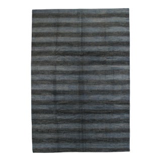 Vintage Hand-Knotted Gabbeh Rug 8'0" X 11'9" For Sale