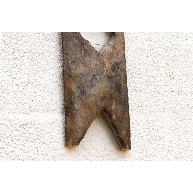 Tribal Antique Bwa Tribal Wood Fragment For Sale - Image 3 of 6