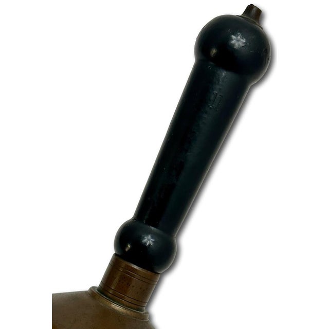 Very Large Size Authentic Antique Late 19th Century American Brass Schoolhouse Bell - 11 Inches Tall For Sale - Image 13 of 18