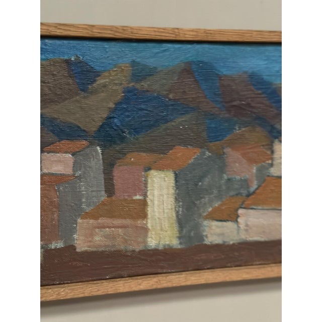 Johan Lundgren, Cityscape, 1952, Oil Painting on Canvas, Framed For Sale - Image 6 of 18