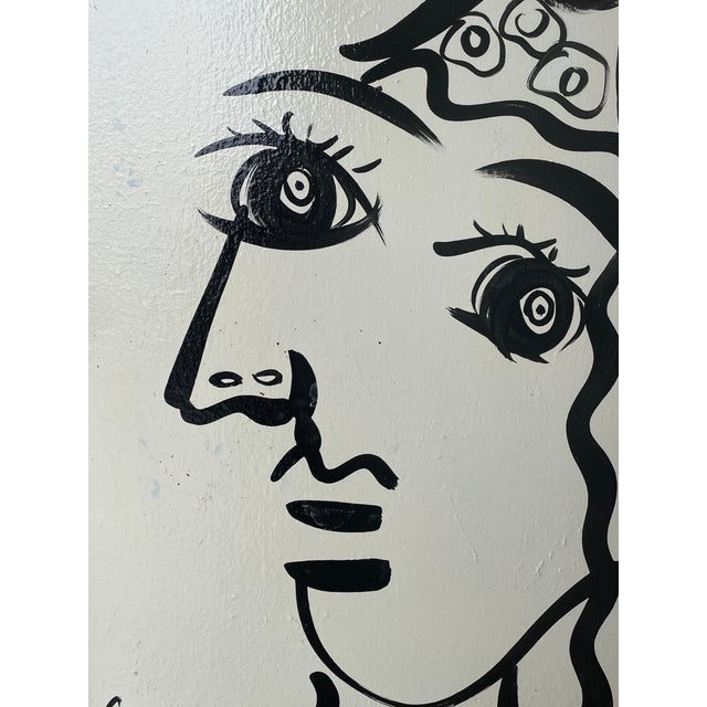 1950s Peter Keil Framed Oil Painting For Sale In San Francisco - Image 6 of 8