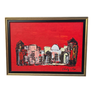 Abstract Cityscape Painting by Shaul Ohaly