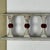 Architectural Salvaged Wooden Balustrade Railing With Original White & Red Knots Paint For Sale In New York - Image 6 of 11