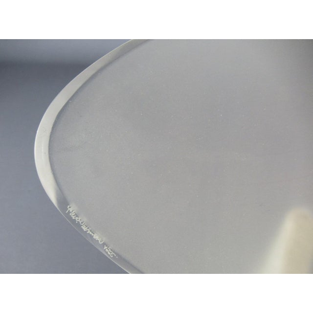 Oval Murano Glass Centerpiece Vase by De Majo, 1992 For Sale - Image 9 of 11