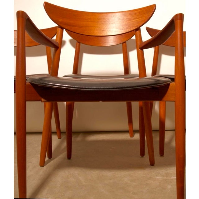 Harry Ostergaard 1960s Harry Østergaard Model 59 Danish Teak Armchair for Randers Møbelfabrik For Sale - Image 4 of 5