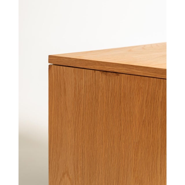 Wood Swedish Oak Chest of Drawers from Hylte, 1960s For Sale - Image 7 of 11