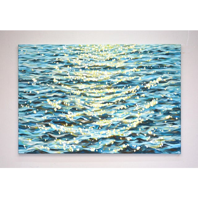 In this painting, I've endeavored to capture the vibrant interplay of light dancing on rippling water. Using acrylics, I...