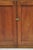 Antique Colonial Primitive Cherry Wood Glass Front Corner China Cabinet Cupboard For Sale - Image 12 of 18