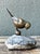 Vintage Bronze Bird Sculpture on Stone Base For Sale - Image 9 of 14