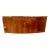1990s Italian Burlwood Buffet, Radiated Front Design For Sale