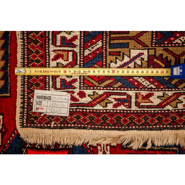 Hand-Knotted Shirvan Rug For Sale - Image 11 of 12