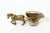 Bronze Horse-Drawn Carriage Sculpture with Movable Wagon, 1890s For Sale - Image 3 of 5