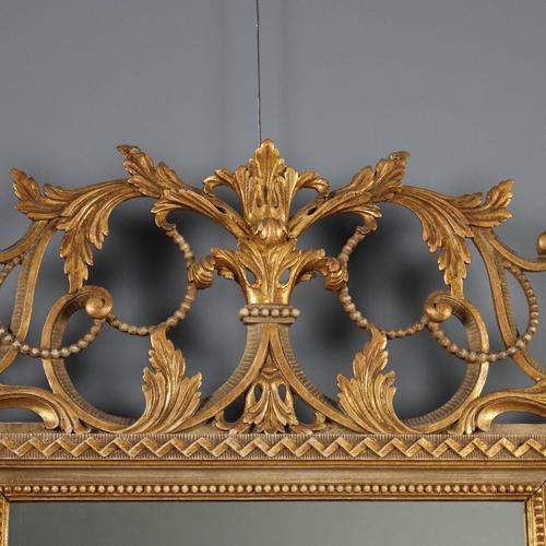 Golded and Wooden Mirror For Sale - Image 3 of 11