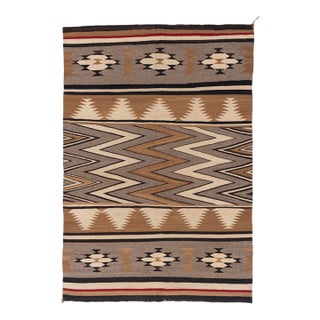 Antique Navajo Style Rug 3'9 X 5'4 For Sale