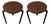 Pair of Attributed Alvar Aalto Model 60 Stools by Finsven, Sweden, Mid-20th Century. For Sale