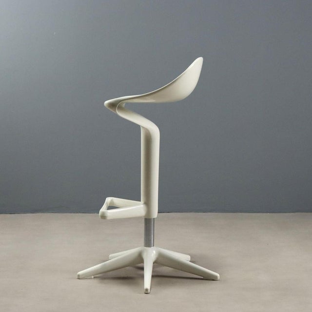 White Spoon Stool attributed to Antonio Citterio for Kartell For Sale - Image 8 of 12