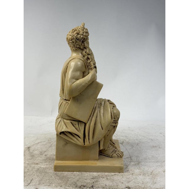 Statue of Moses after Michelangelo, 1960s For Sale - Image 6 of 8